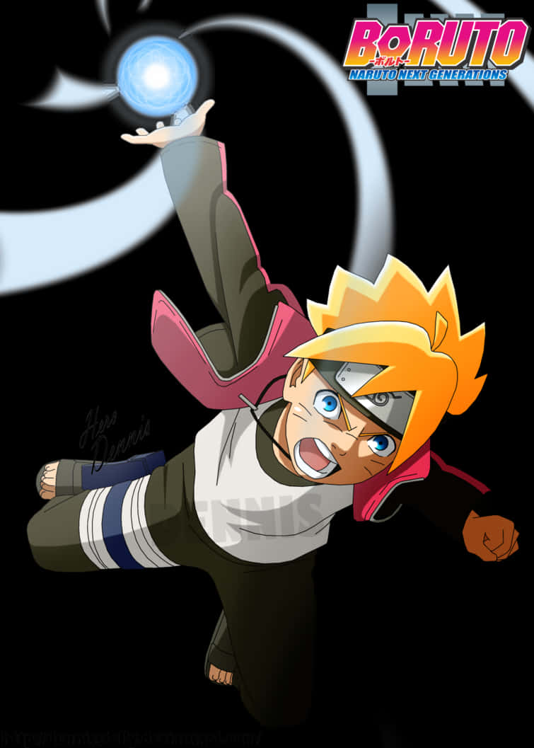 Boruto Uzumaki Rasengan Action