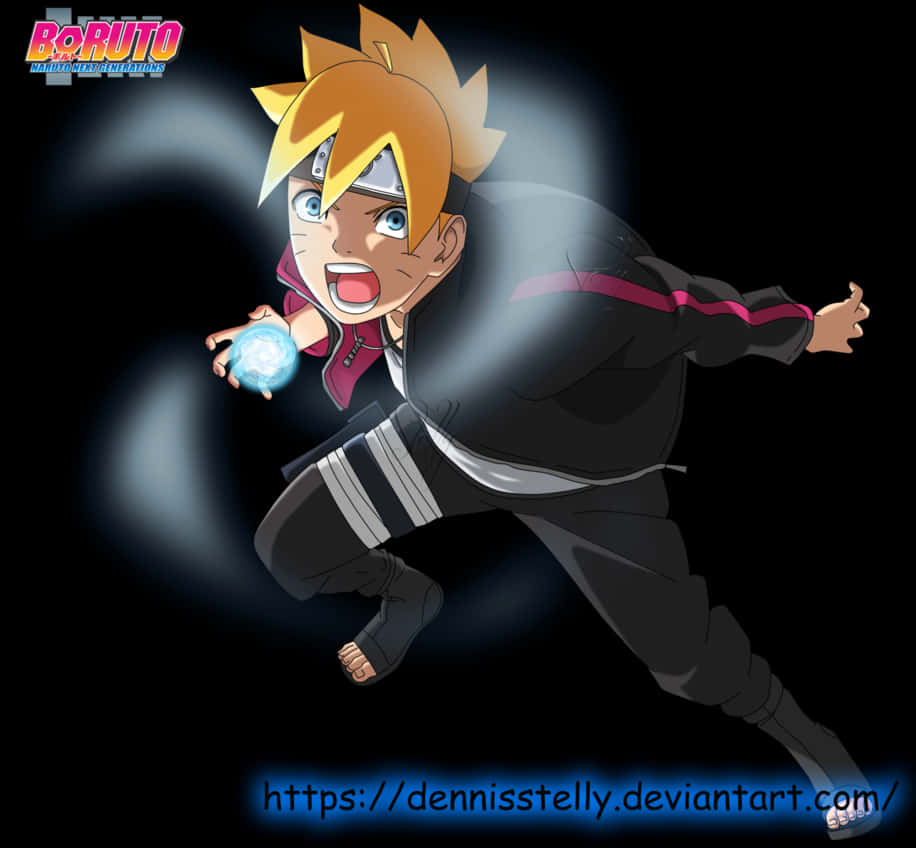 Boruto Uzumaki Rasengan Preparation