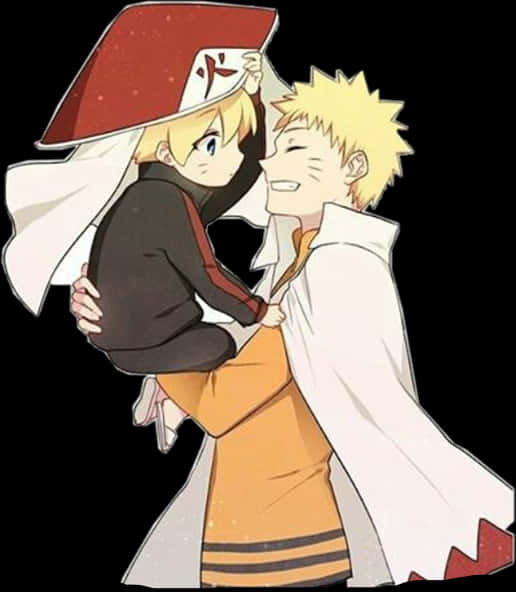 Borutoand Naruto Father Son Bond