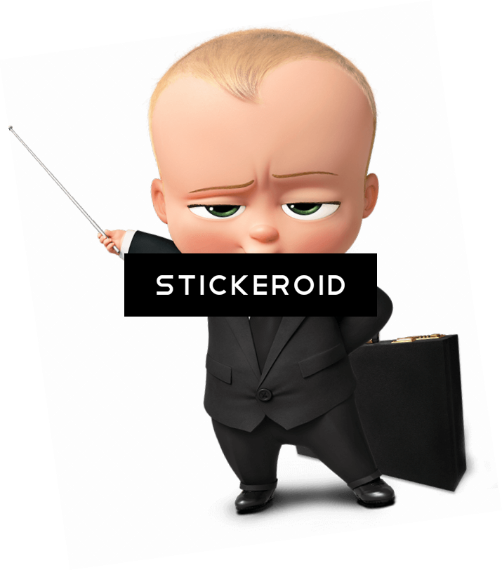 Boss Baby Character With Briefcase