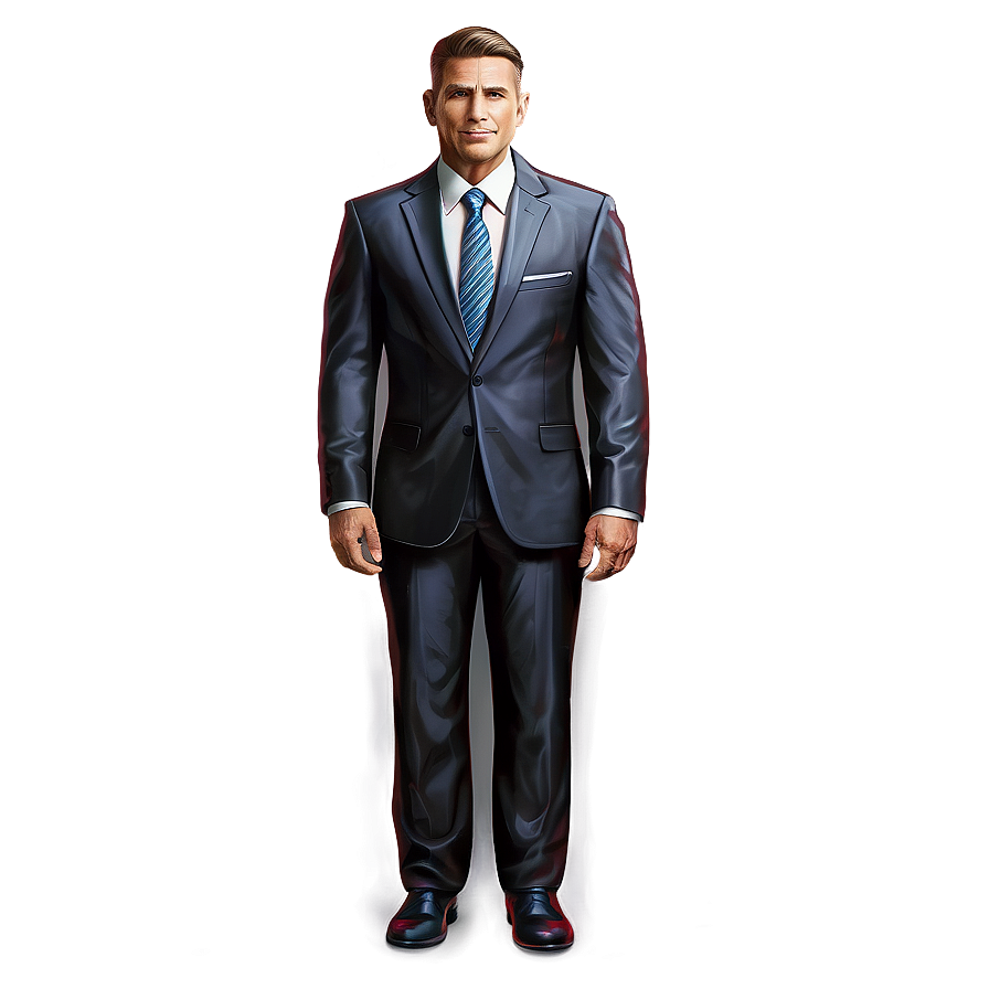 Boss In Suit Vector Png 06242024