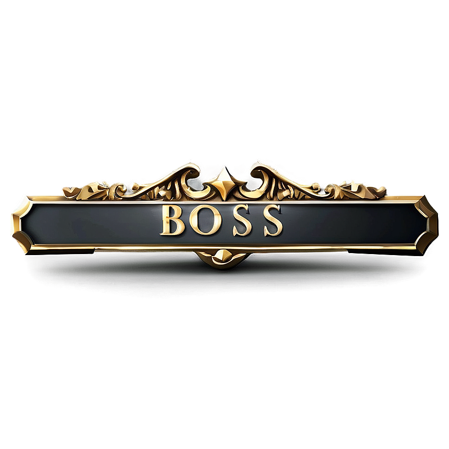 Boss Name Plate Png 06242024