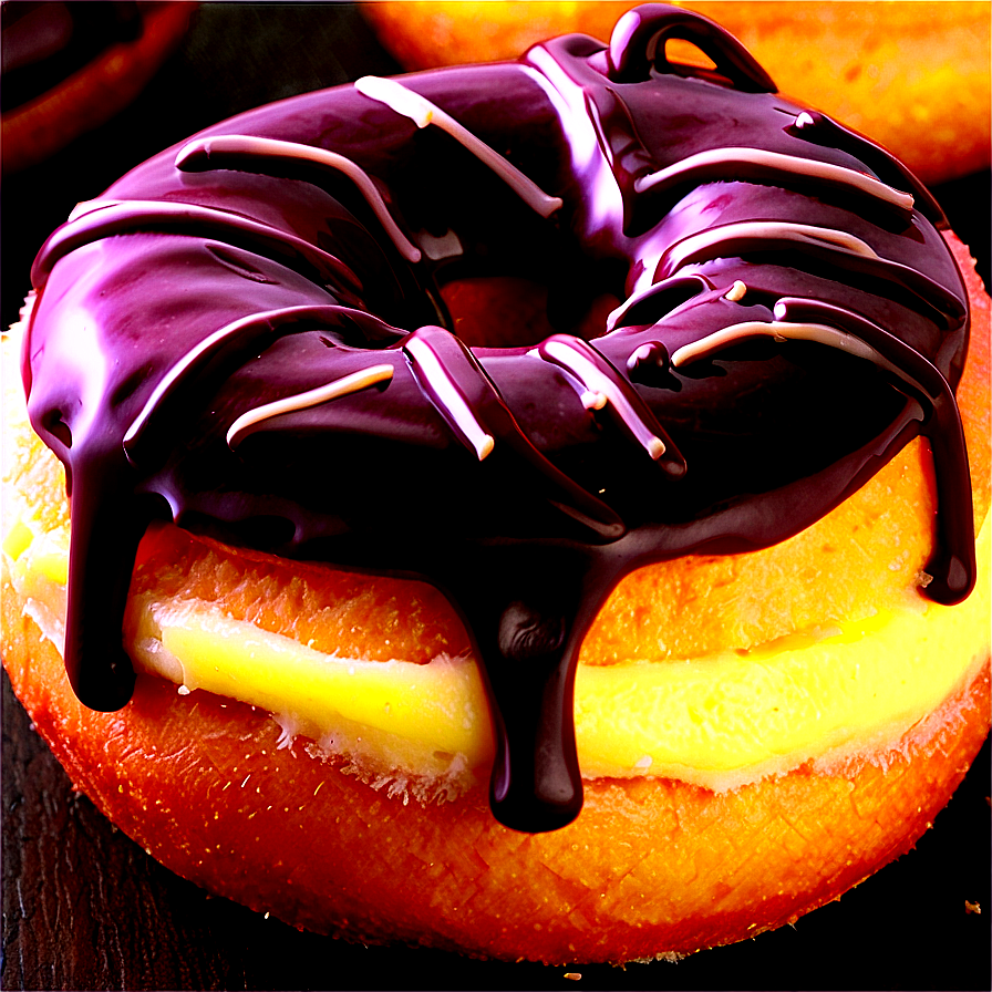 Boston Cream Donut Png Edw1