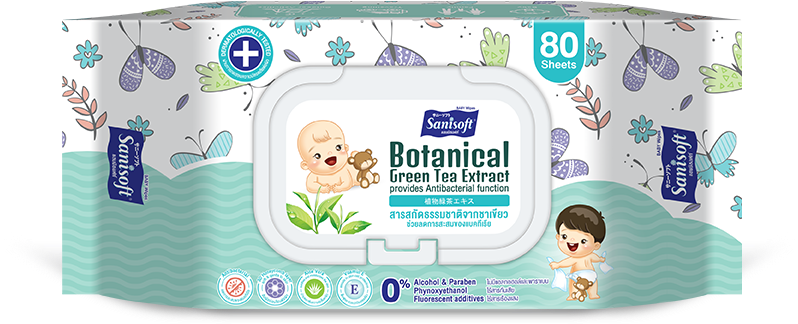 Botanical Wet Wipes Packaging