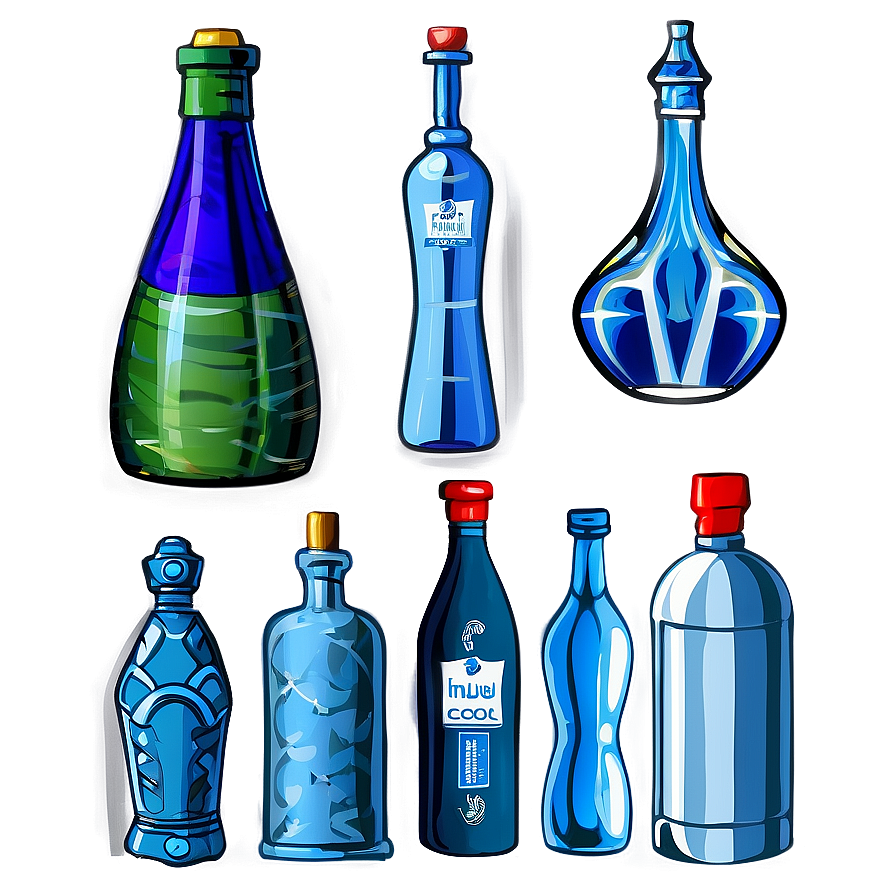 Bottle Collection Png Swa36