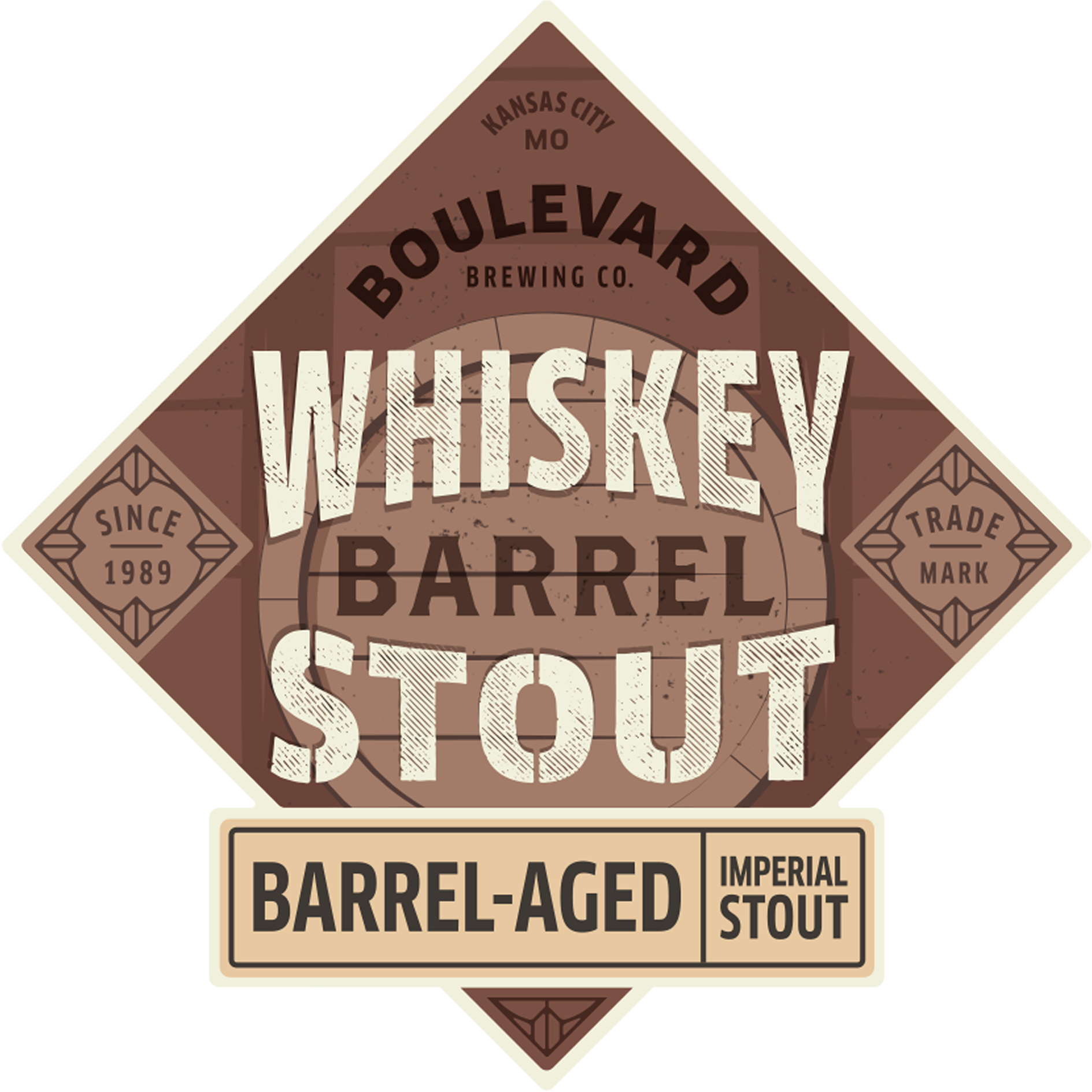 Boulevard Whiskey Barrel Stout Label