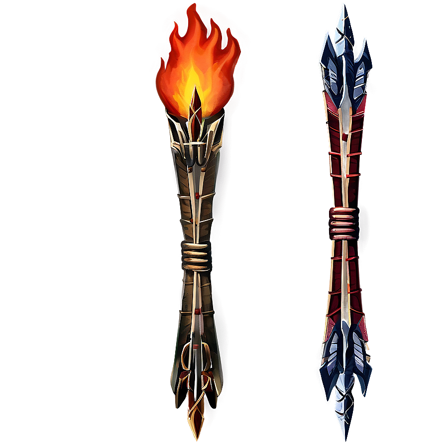 Bow And Flaming Arrow Png Eju