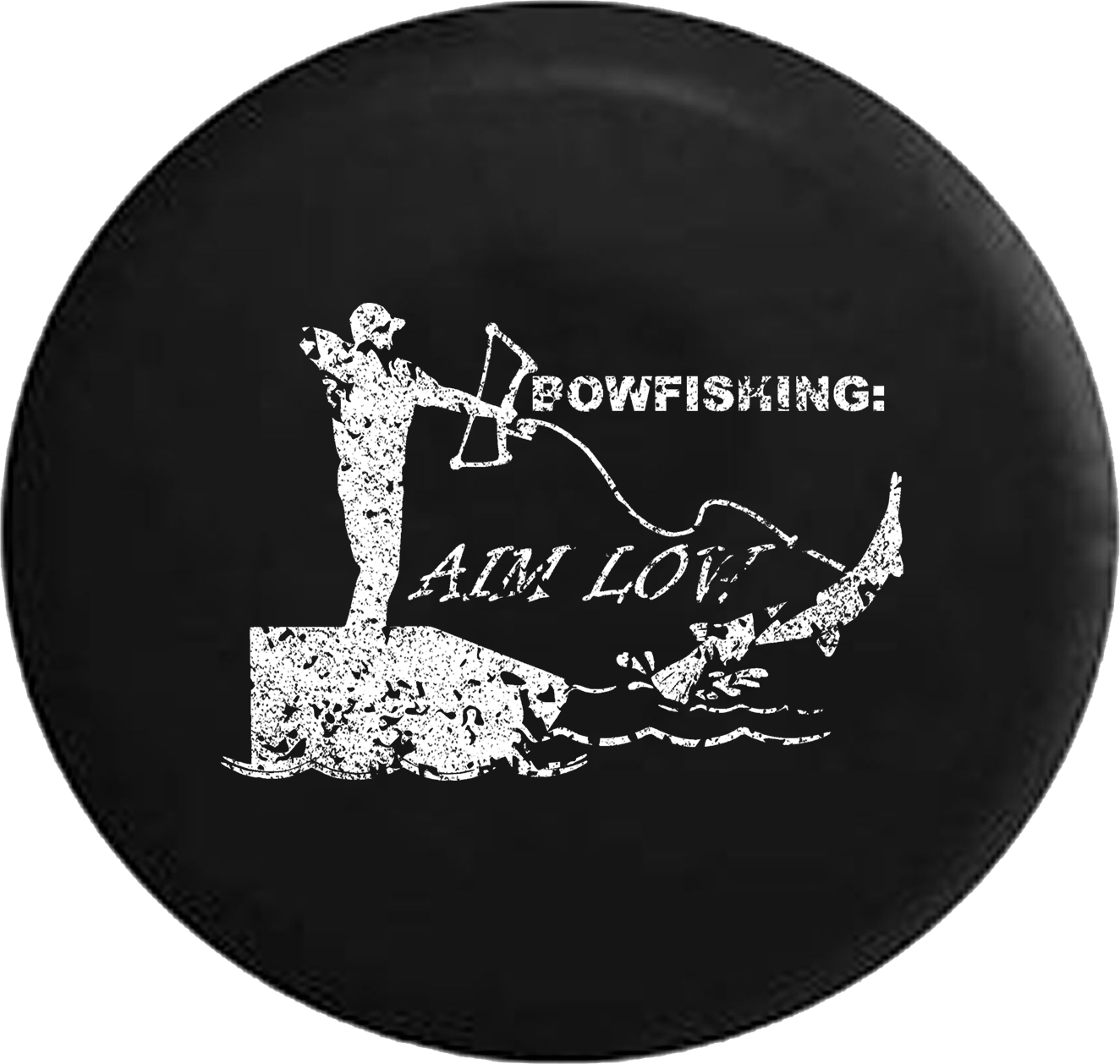 Bowfishing Aim Love Disc Graphic