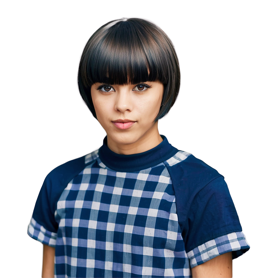 Bowl Cut With Bangs Png Dqg57