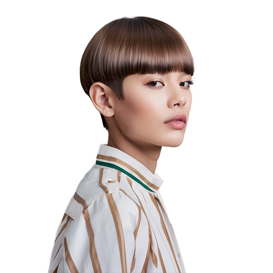 Bowl Cut With Parting Png Lur