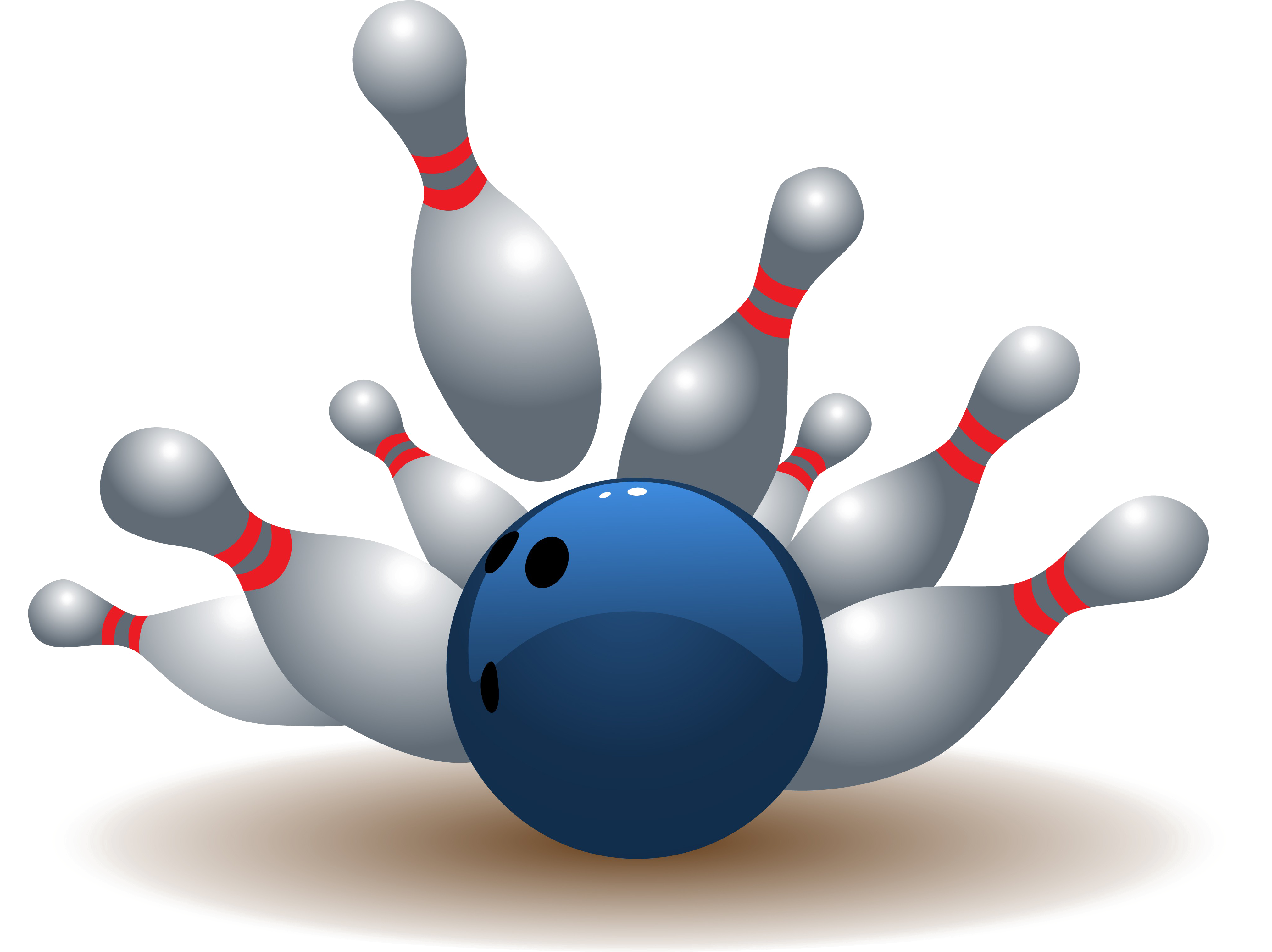 Bowling Strike Illustration