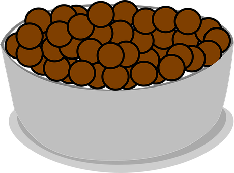 Bowlof Chocolate Cereal Illustration