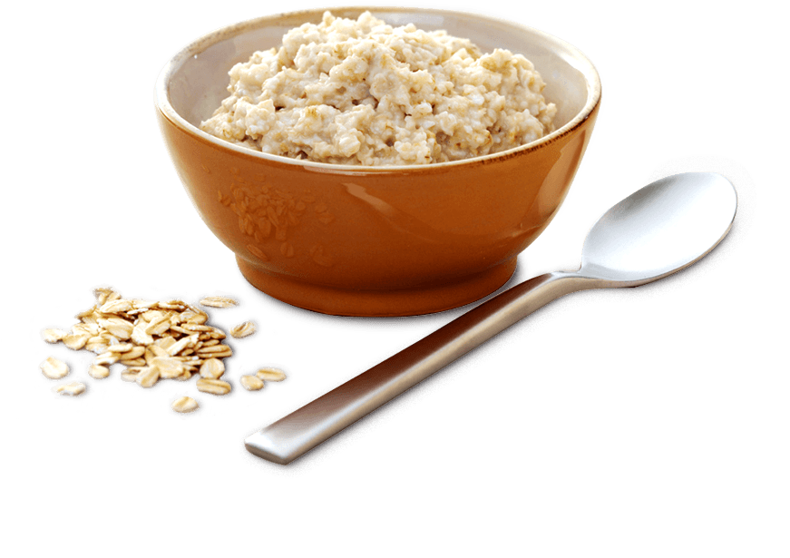 Bowlof Oatmealwith Spoonand Oats