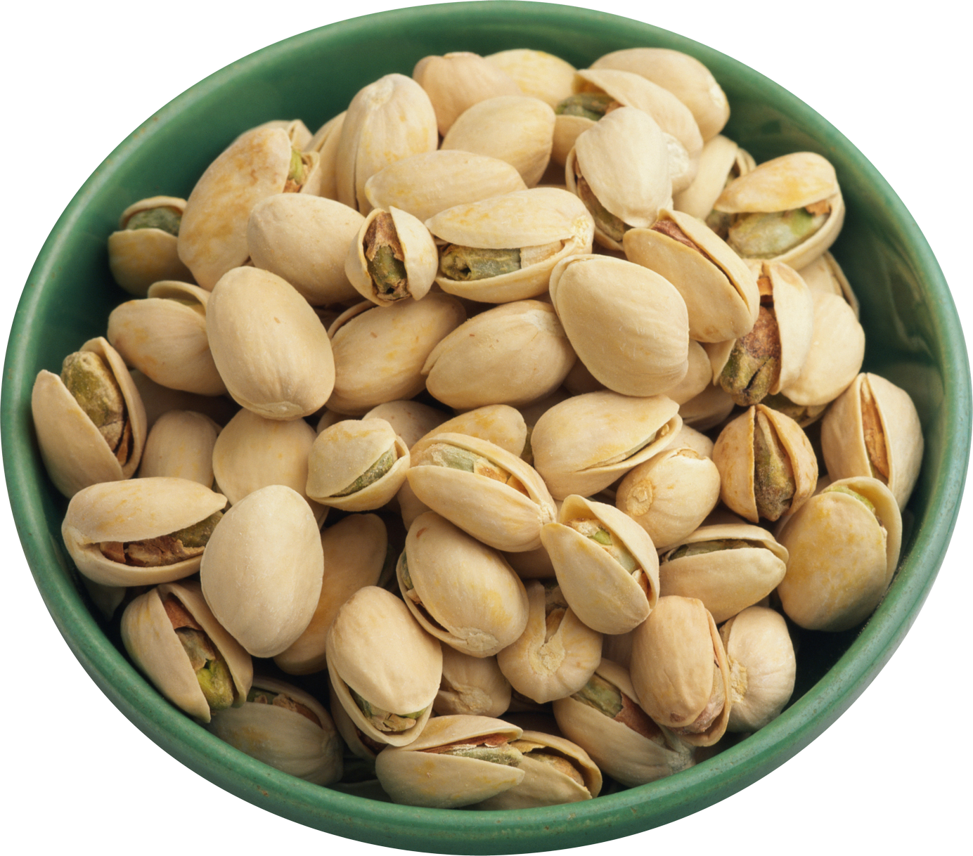 Bowlof Pistachios Top View