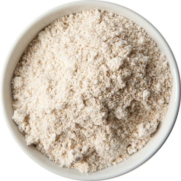 Bowlof White Flour Top View