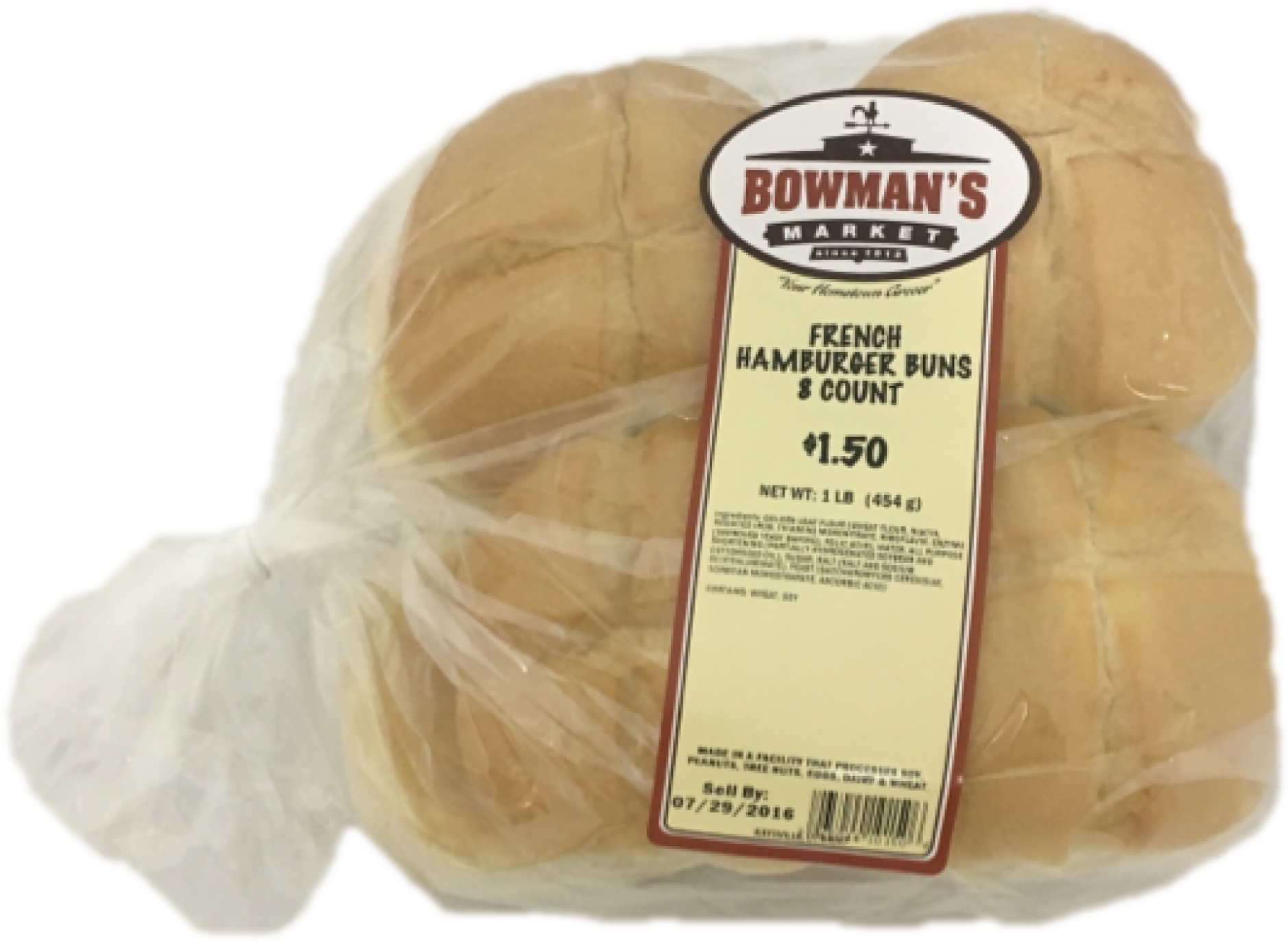 Bowmans Market French Hamburger Buns