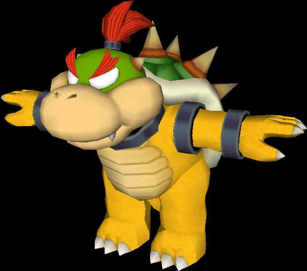 Bowser Classic3 D Render