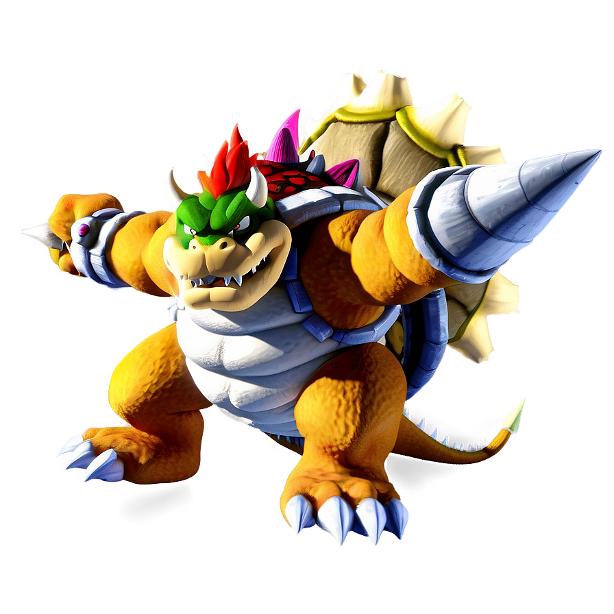 Bowser In Battle Mode Png Kam