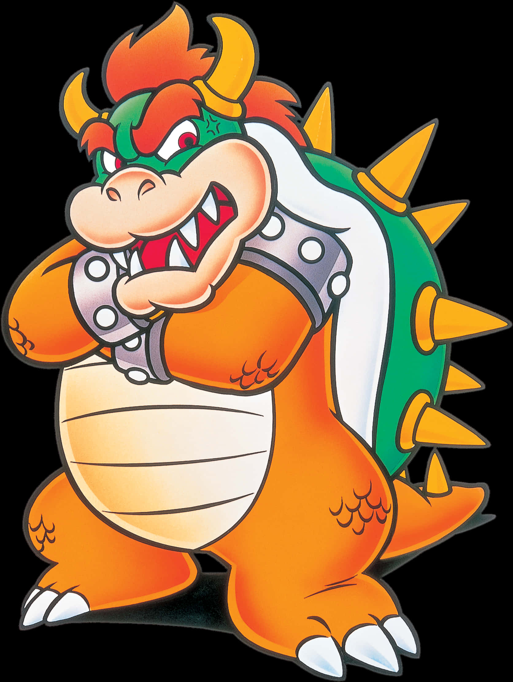 Bowser Smiling Artwork