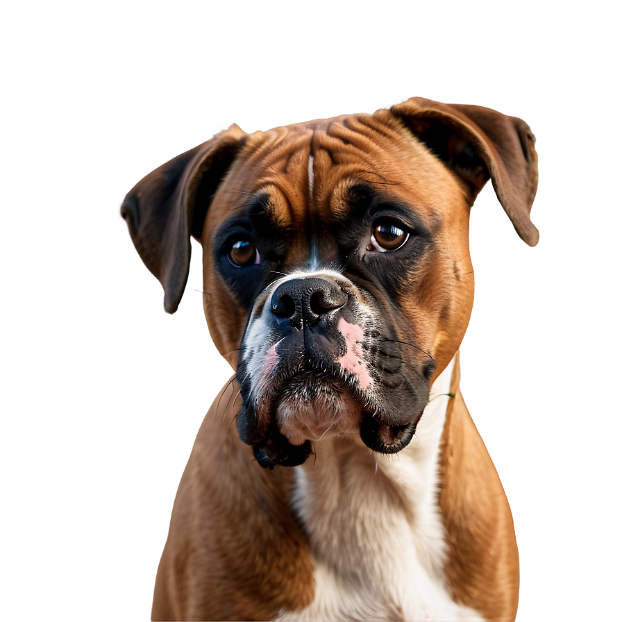 Boxer Dog Closeup Png Ujo