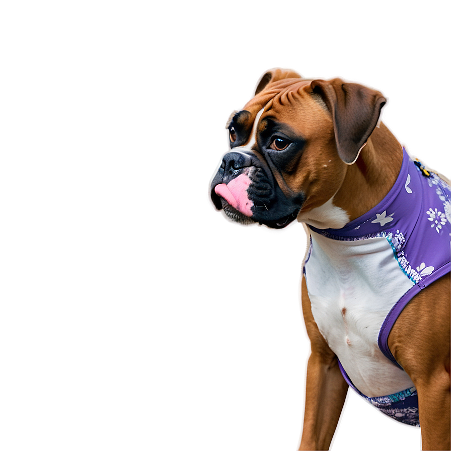 Boxer Dog In Costume Png 06242024