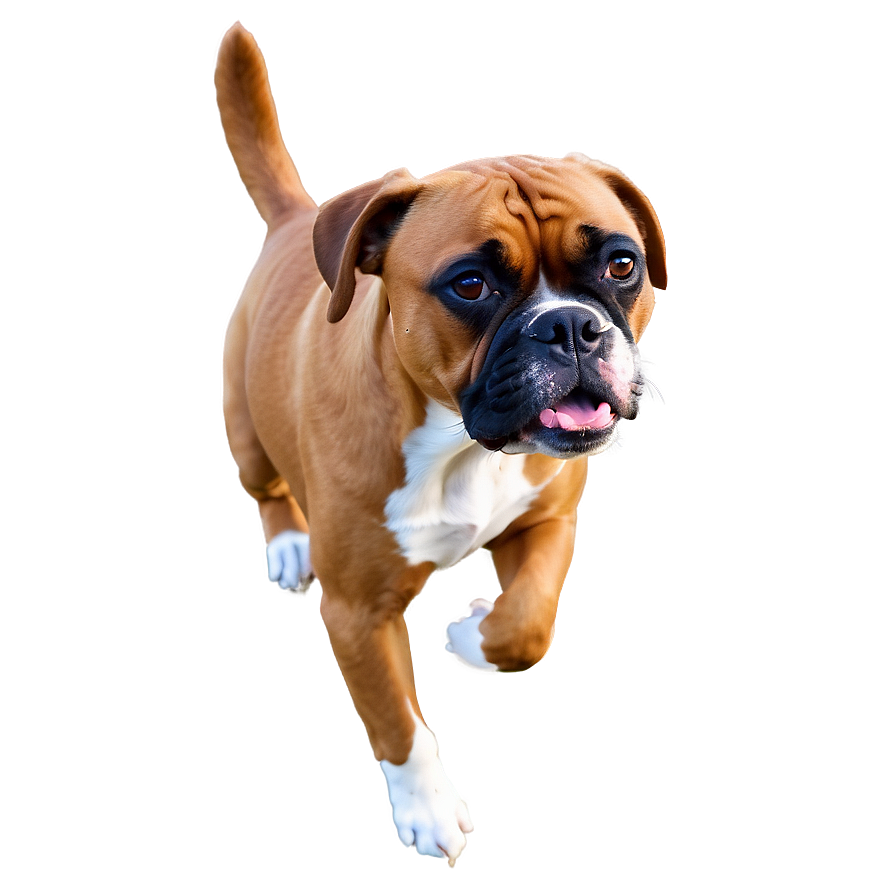 Boxer Dog Jumping Png 06242024