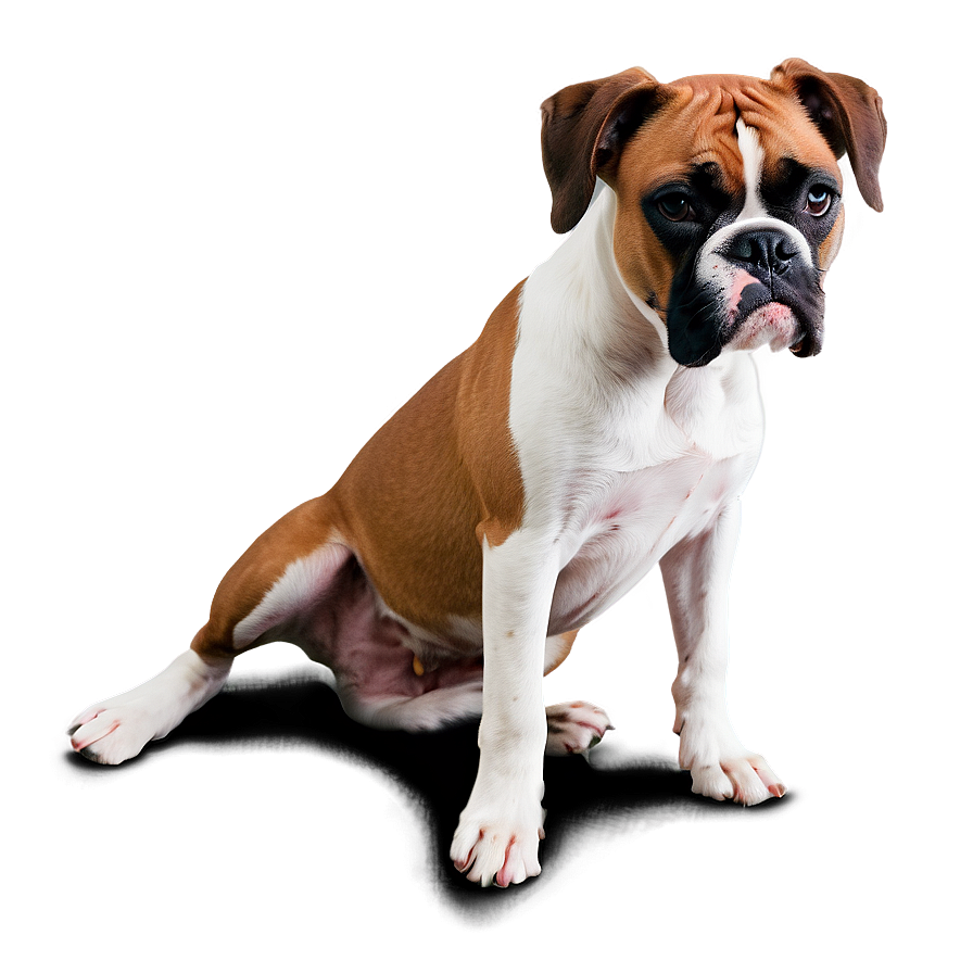 Boxer Dog Lying Down Png 06242024