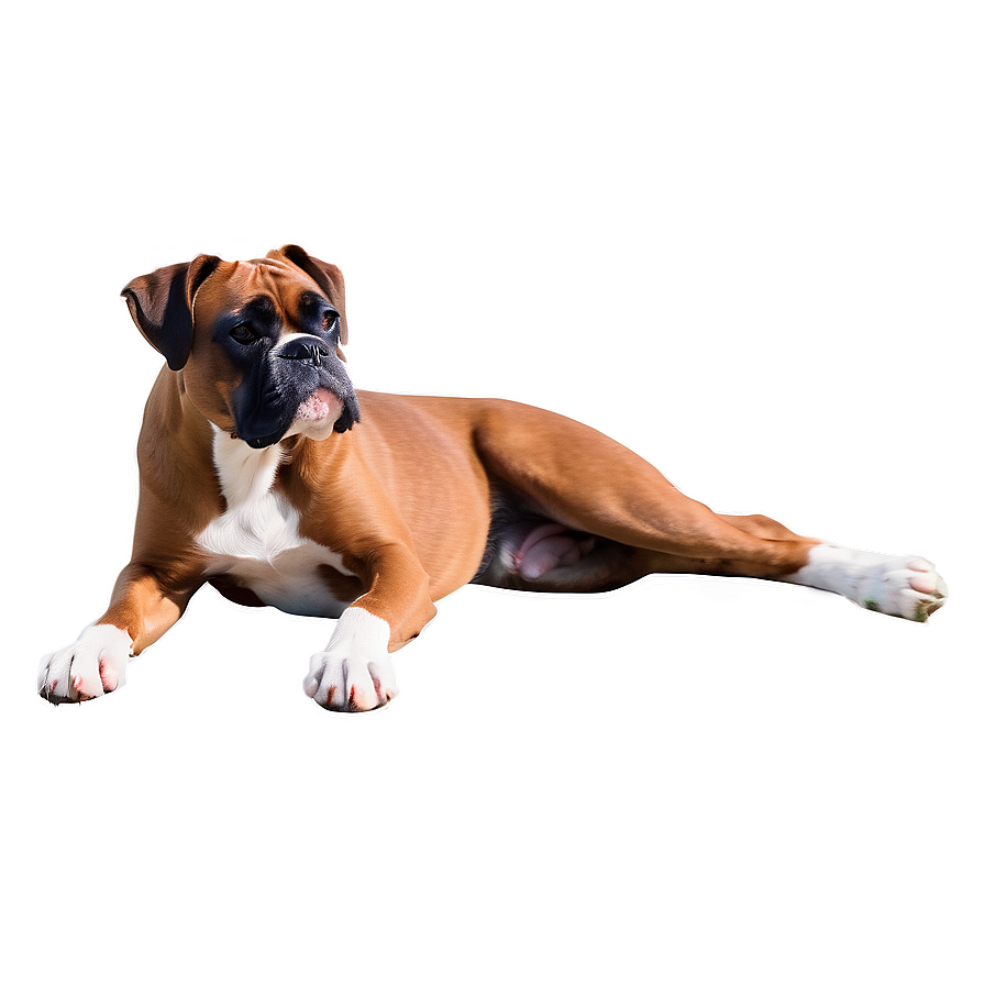 Boxer Dog Lying Down Png 57