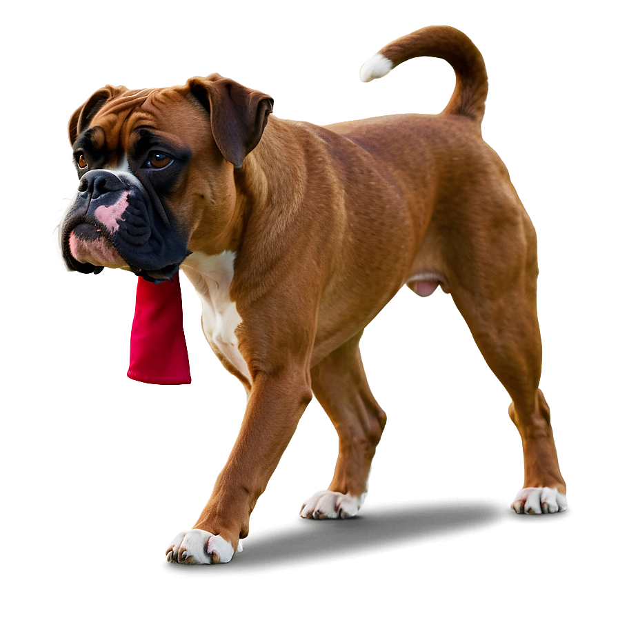 Boxer Dog On Walk Png 49