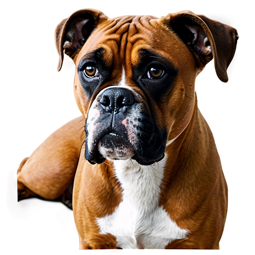 Boxer Dog Portrait Png Qis