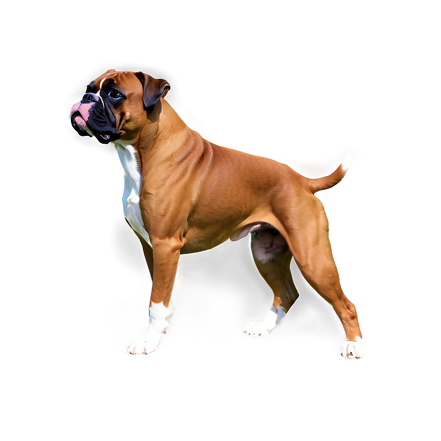 Boxer Dog Portrait Png Uac