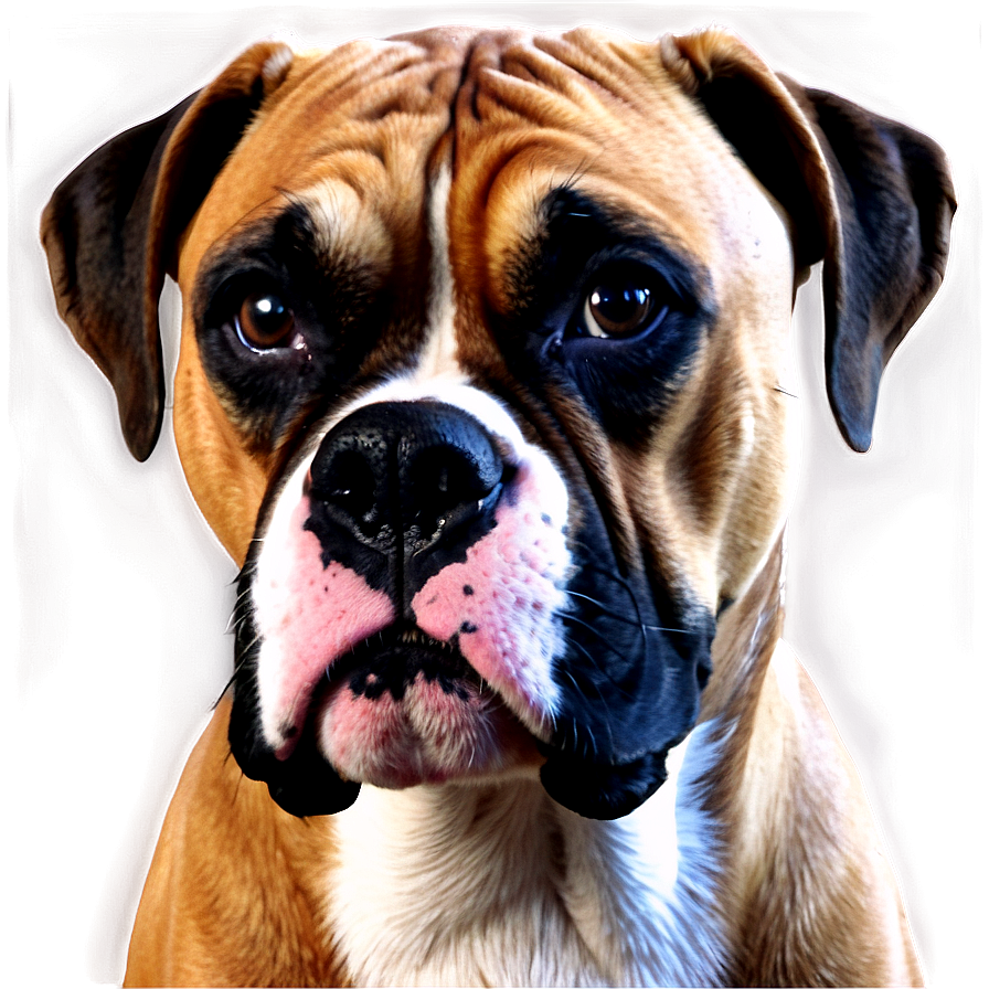 Boxer Dog Portrait Png Xax