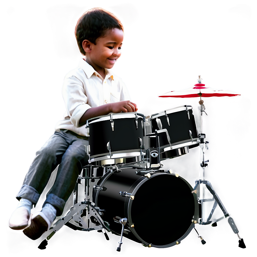 Boy Playing Drums Png 25