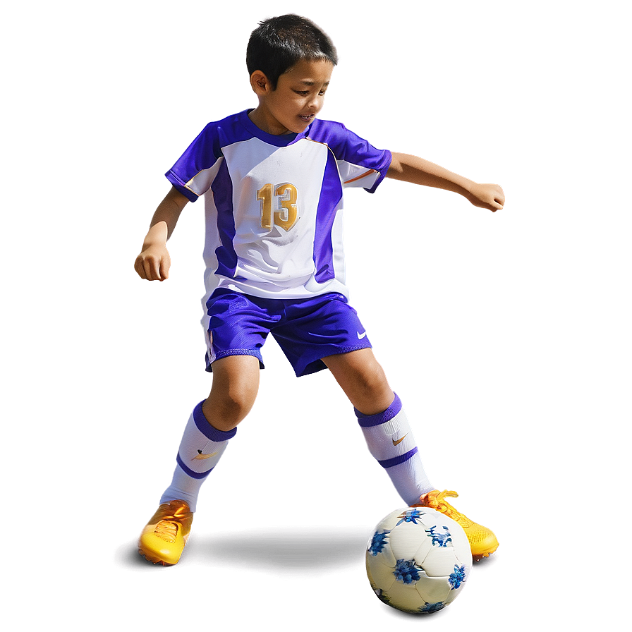 Boy Playing Soccer Png Vtl42