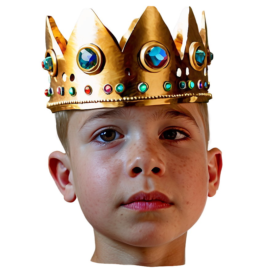 Boy Wearing Crown Png 32