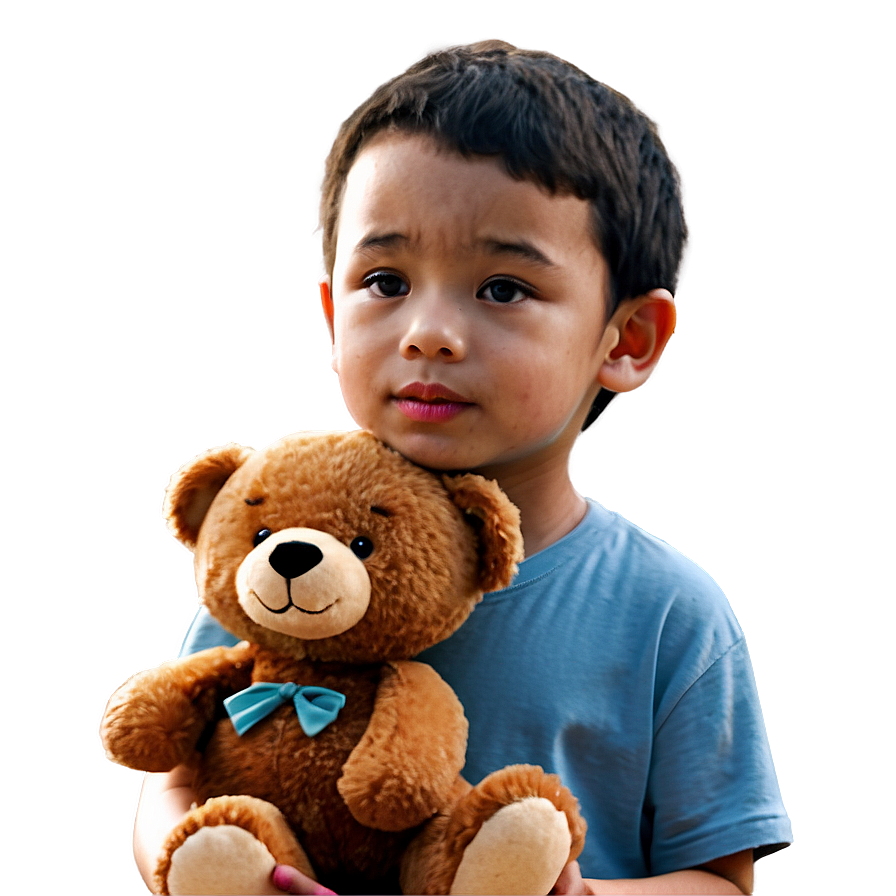 Boy With Teddy Bear Png 89