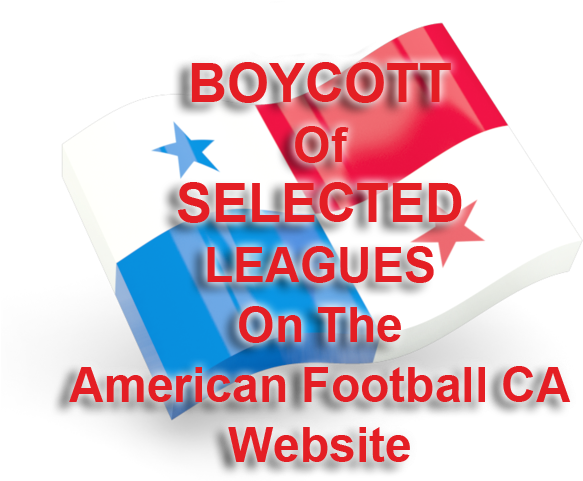 Boycott Selected Leagues American Football C A