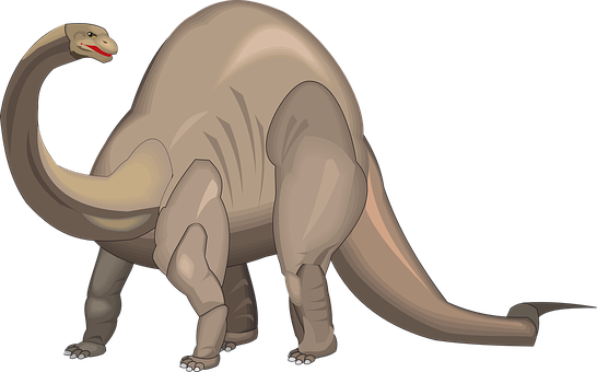 Brachiosaurus Dinosaur Illustration