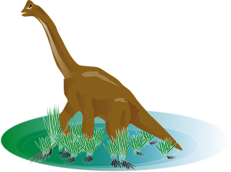 Brachiosaurus Vector Art