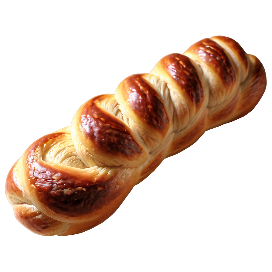 Braided Challah Bread Png 05232024