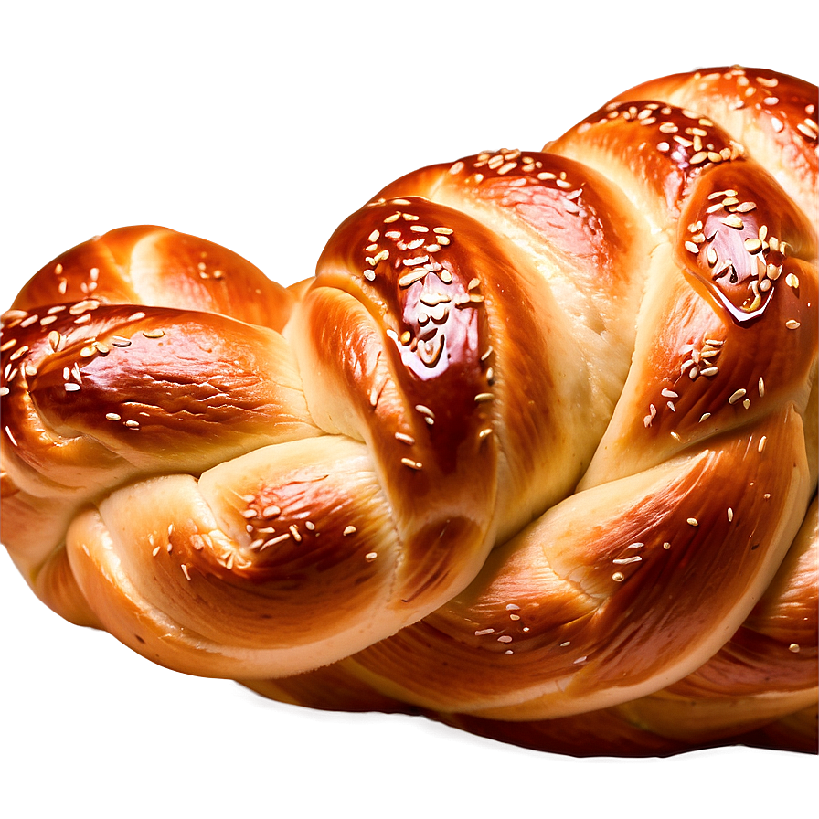 Braided Challah Bread Png Nas73