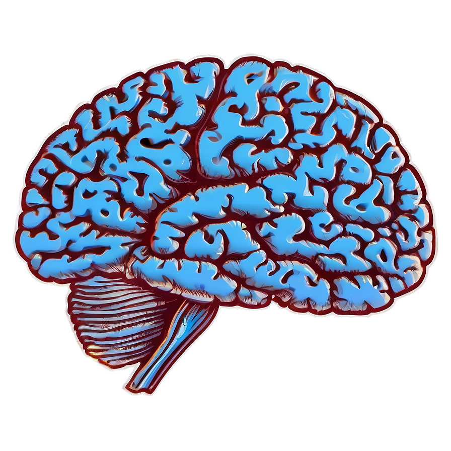 Brain Activity Outline Png 17