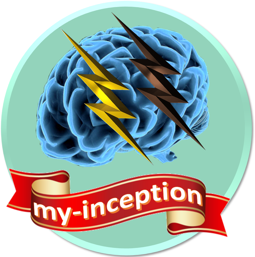 Brain Lightning Inception Logo