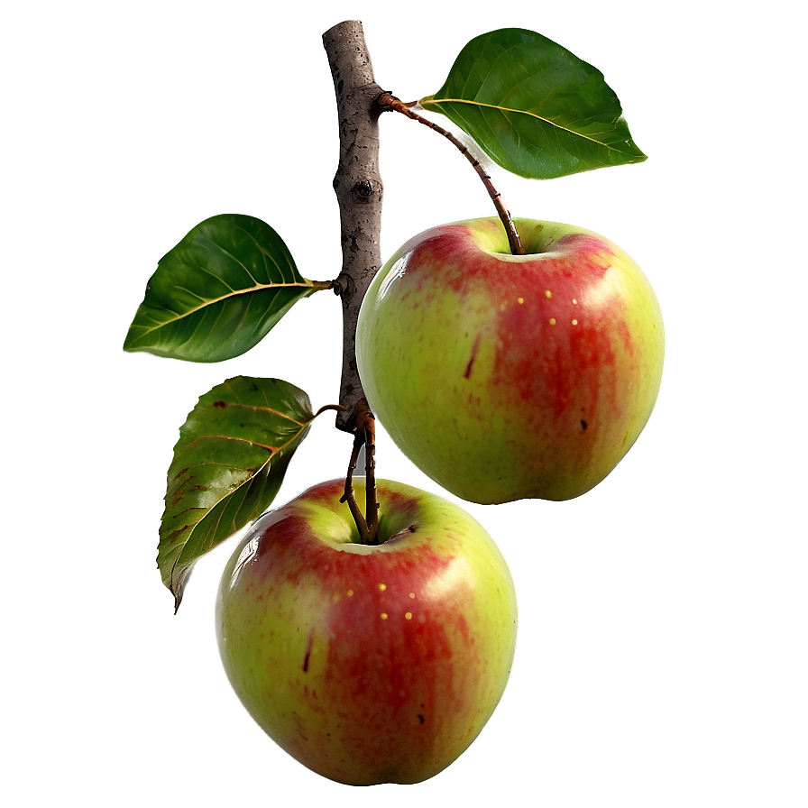 Branch With Apples Png 5