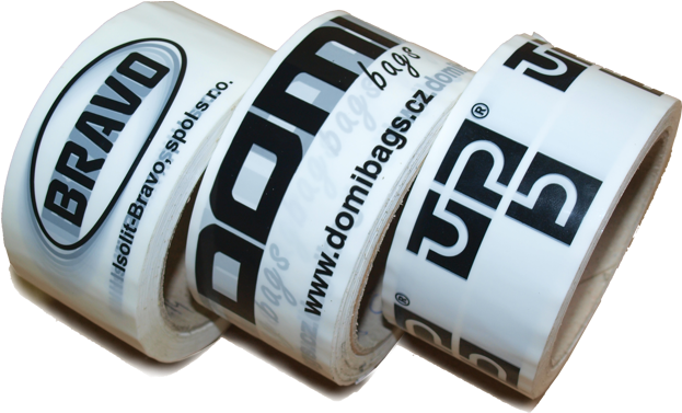 Branded Packaging Tape Rolls