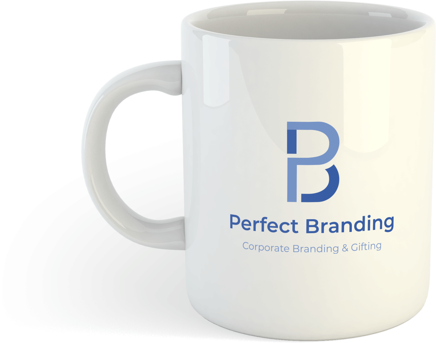 Branded White Coffee Mug