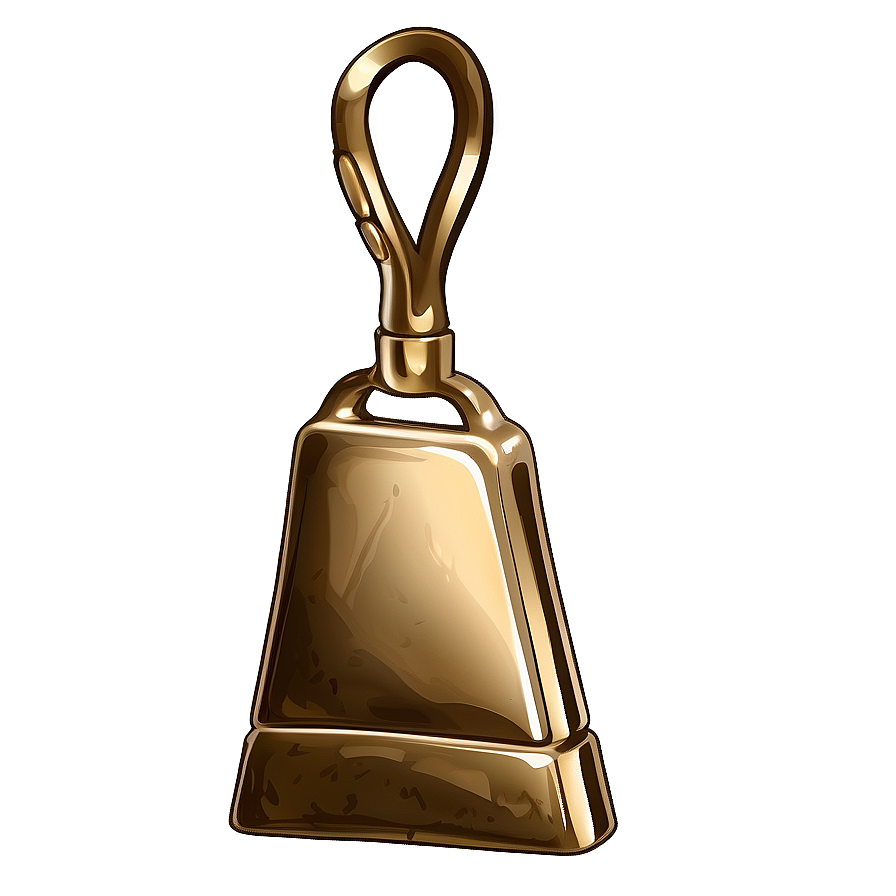 Brass Cowbell Design Png Qlj