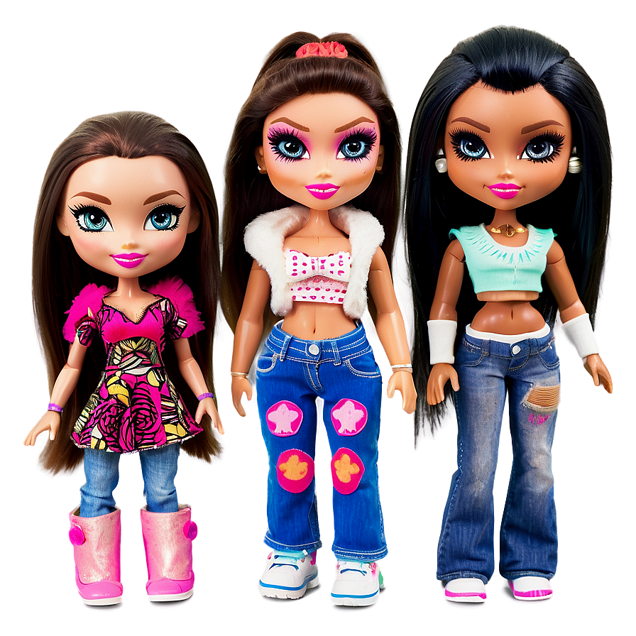 Bratz Doll Lineup Png 05212024