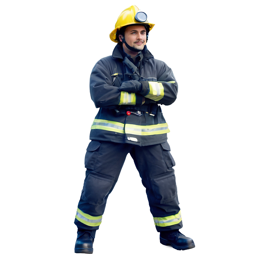 Brave Fireman Png 06252024