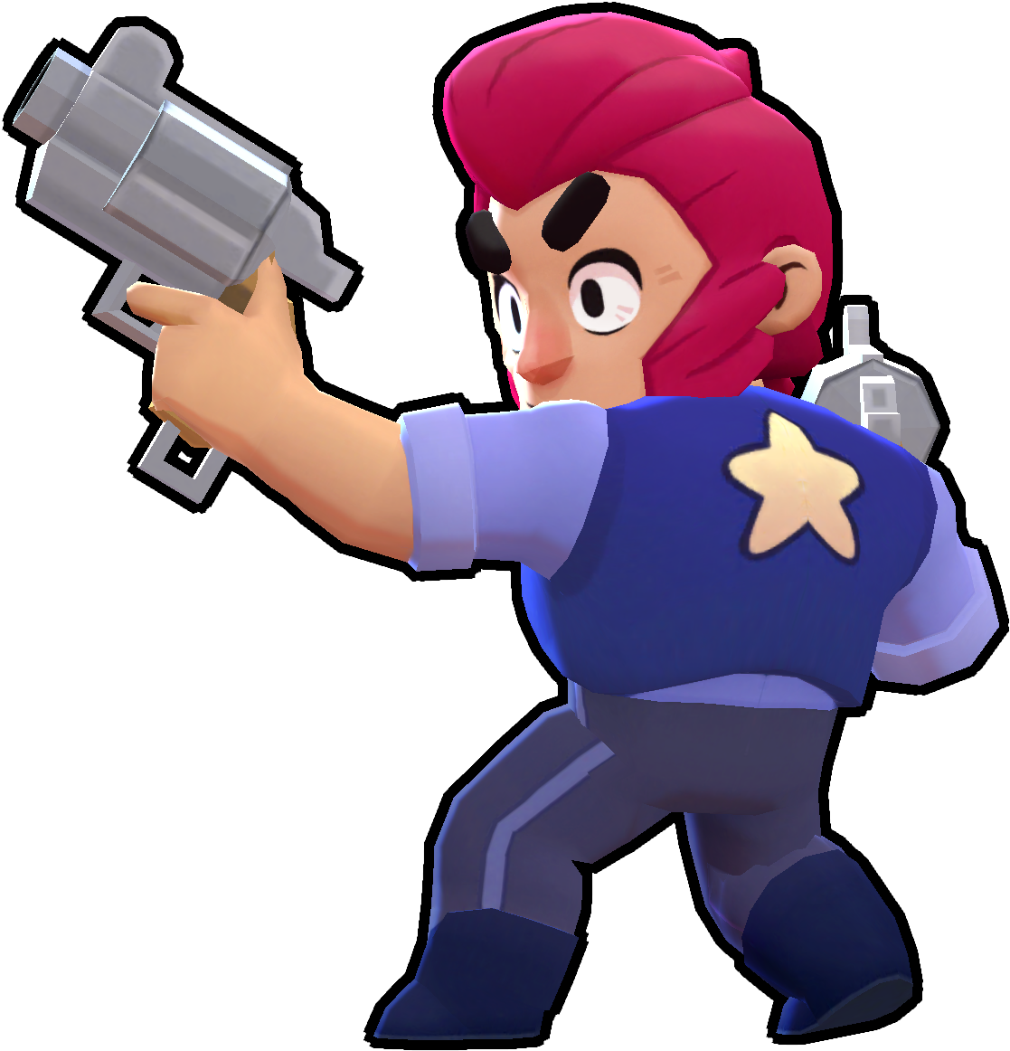 Brawl Stars Character Colt Action Pose